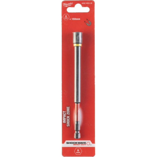 Milwaukee 1/4˝ Shockwave gépi dugókulcs HEX8x150 mm