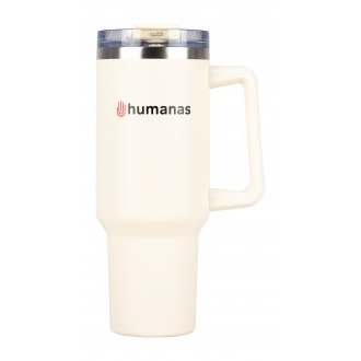 Aptel Kubek termiczny Humanas Viva 1200 ml - beżowy