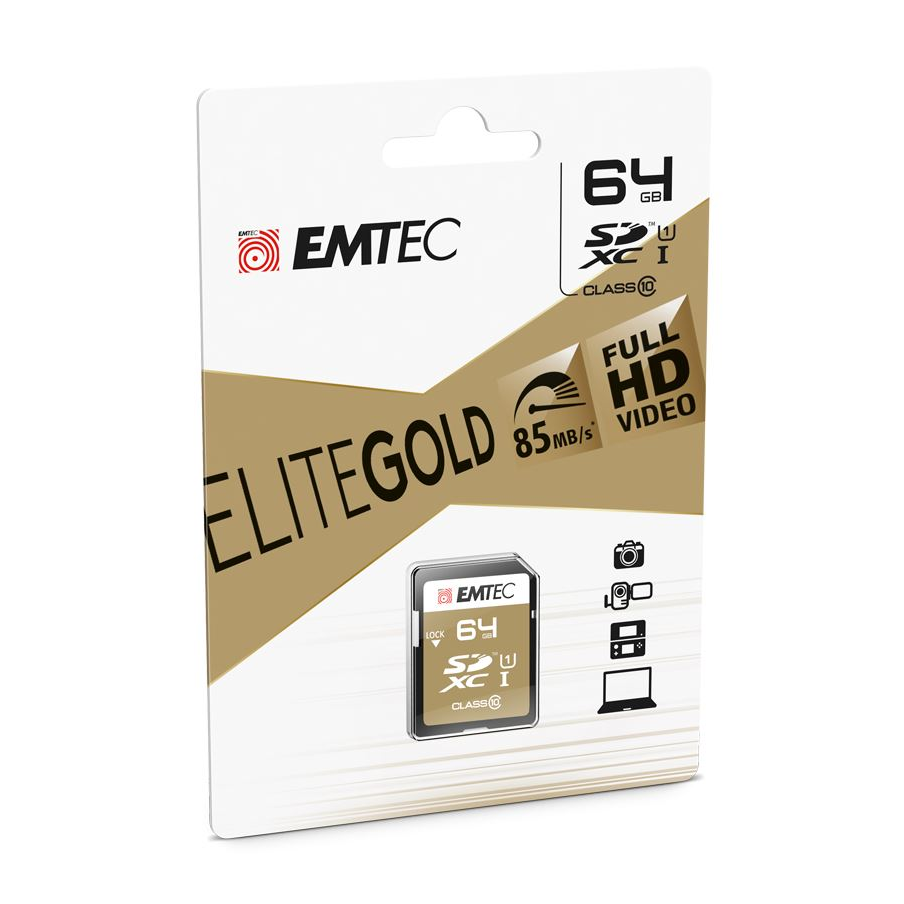 Карта памет EMTEC Elite SDXC 64 GB — ECMSD64GXC10GP