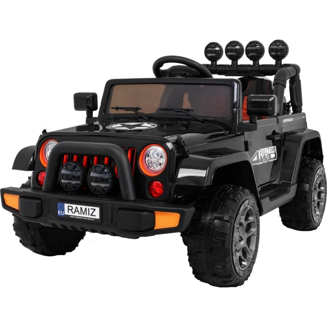 Ramiz Full Time 4WD Elektromos autó - Fekete (PA.BRD-7588.CZ)