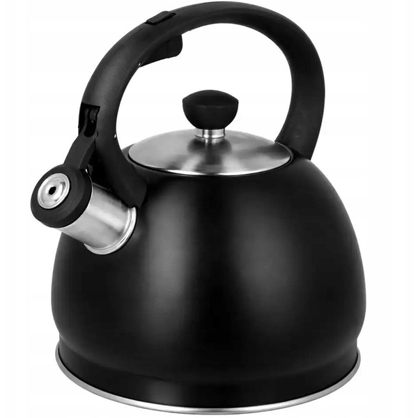 Brunbeste BB-2435 Fierbător de apă din oțel inoxidabil 1,8 l pentru plite cu inducție, negru mat