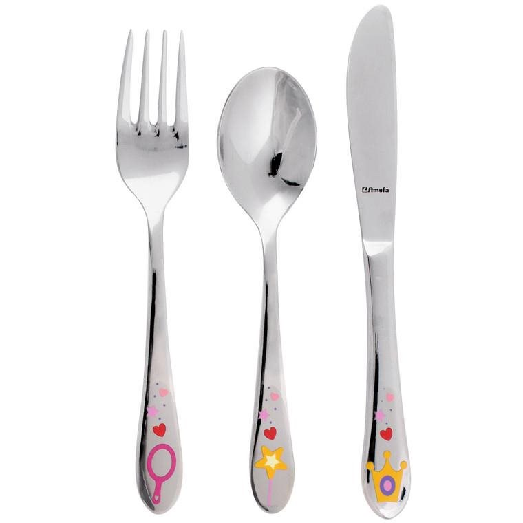 Amefa Gyerek evőeszköz készlet 3db Princess (378422P)