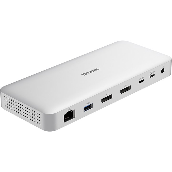 D-Link DUF-901/E laptop dock & poortreplicator Bedraad USB4 Grijs