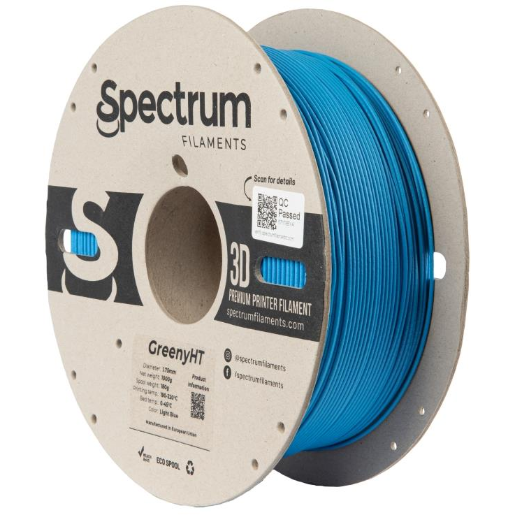 Spectrum 3D nyomtatószál, GreenyHT, 1,75 mm, Light Blue, 1 kg (80703)