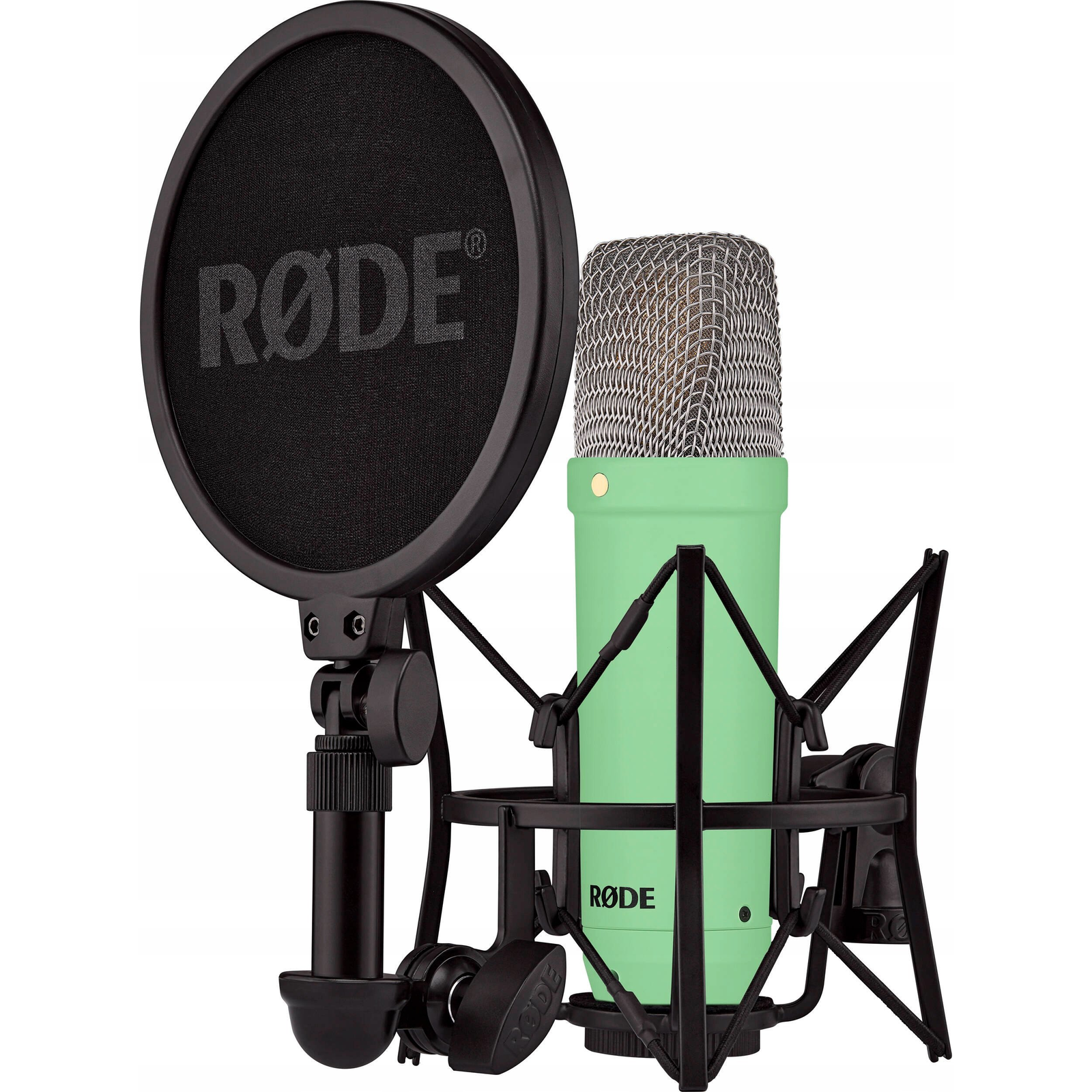 Rode NT1 Kondenzátoros Stúdió Mikrofon - Signature Zöld (NT1SIGNATUREGREEN)