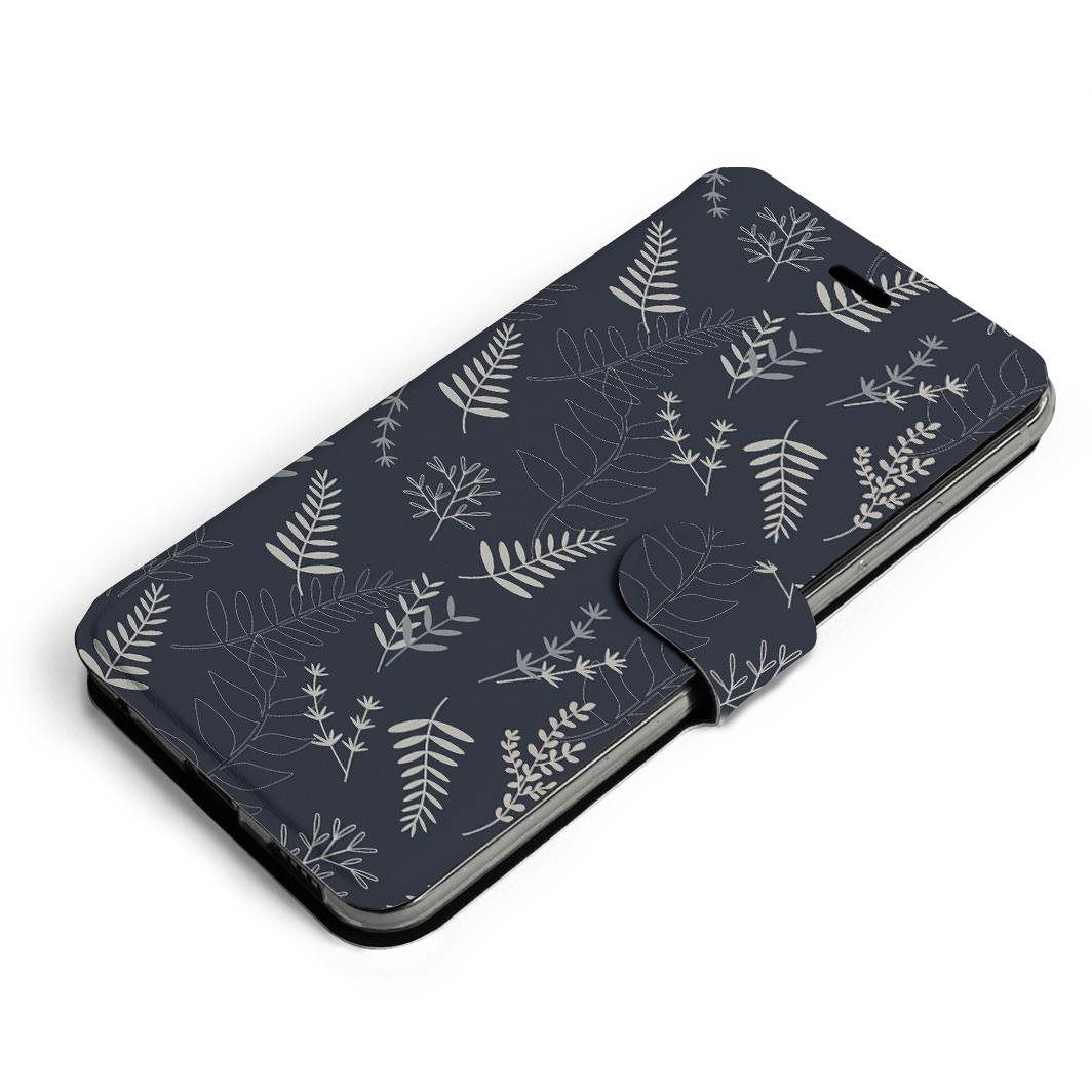 Mobiwear Apple iPhone SE 2020 / SE 2022 flip tok - VP15S, páfrány (5903516229550)