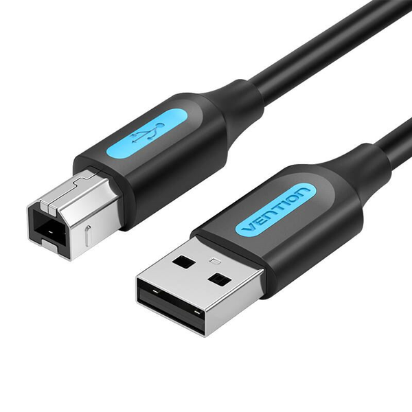 Vention COQBI USB-kabel USB 2.0 3 m USB A USB B Zwart