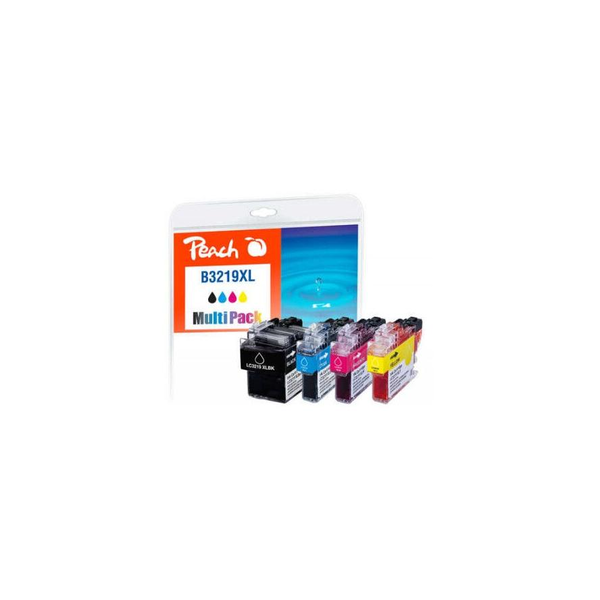 Peach PI500-245 inktcartridge 4 stuk(s) Zwart, Cyaan, Magenta, Geel