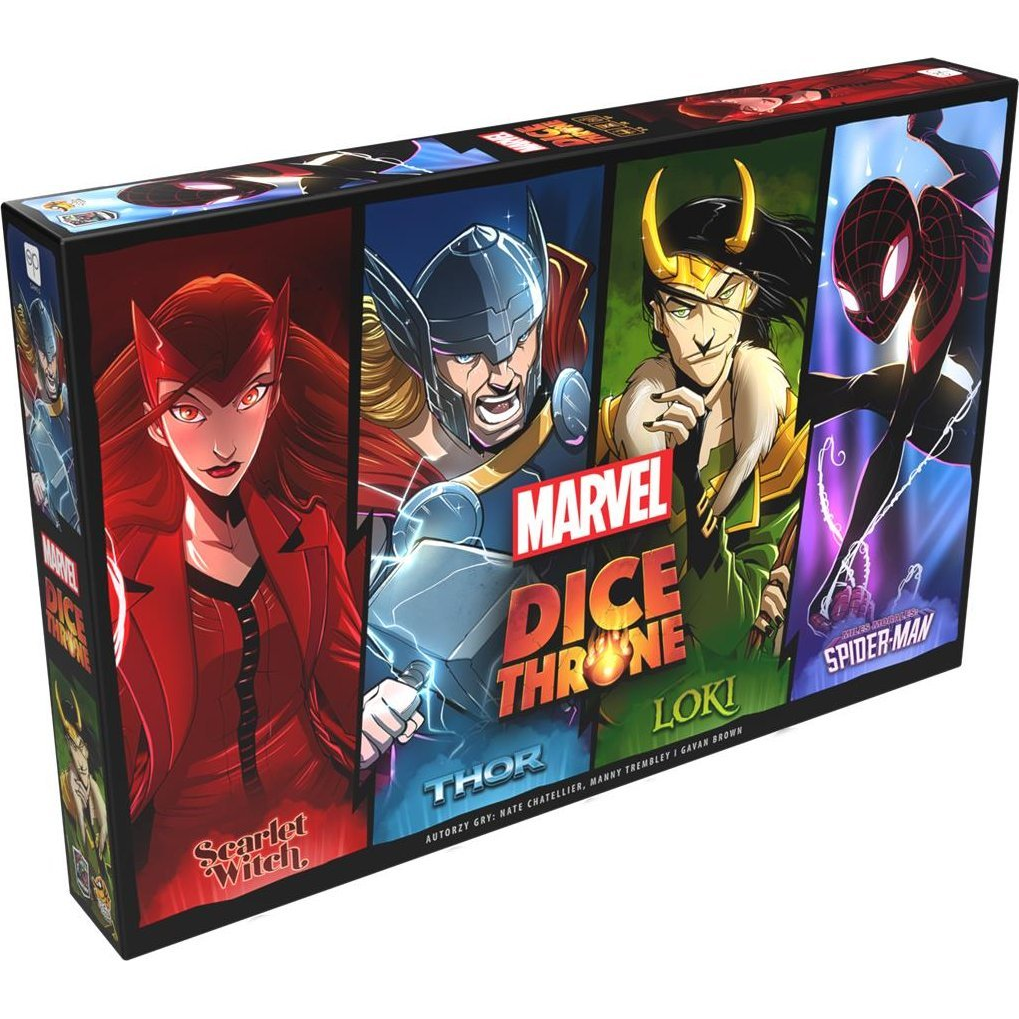 Gra Kocka Trón Marvel Box 1 Skarlát Boszorkány, Thor, Loki, Spider-Man (GXP-917696)