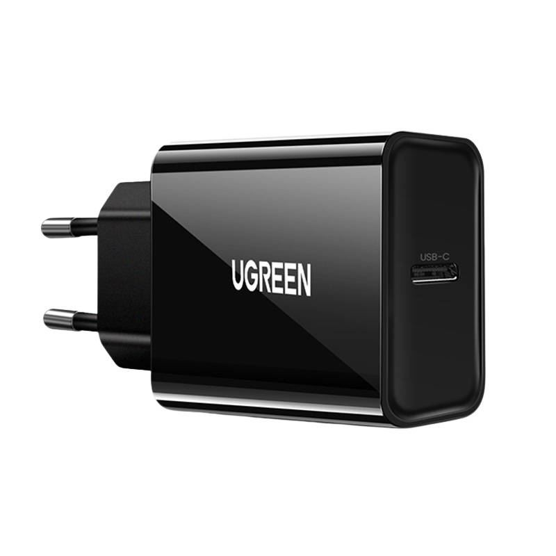 UGREEN USB-C hálózati töltő 20W fekete (10191) (ugreen10191)