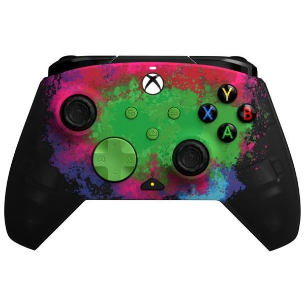 PDP REMATCH GLOW Advanced Fekete, Zöld, Vörös USB Gamepad Analóg/digitális PC, Xbox One, Xbox Series S, Xbox Series X