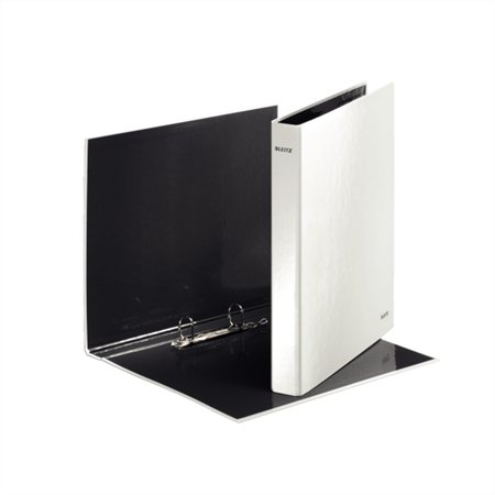Leitz WOW Ring binder - pearl white raccoglitore ad anelli A4 Bianco