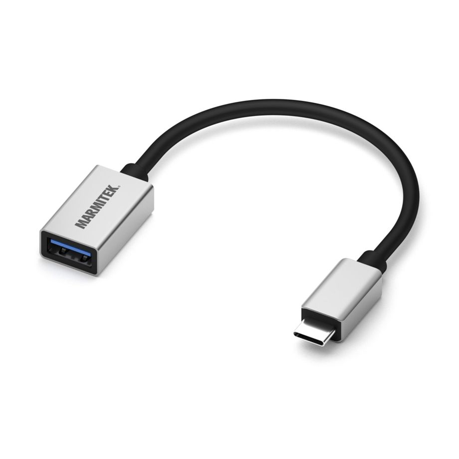 Marmitek Connect USB-C apa - USB-A anya Átalakító Adapter - Ezüst (25008375)