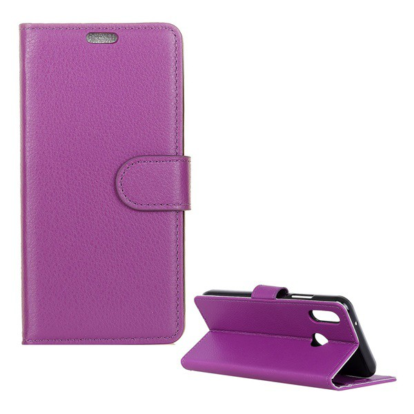 Tok álló, bőr hatású (FLIP, oldalra nyíló, asztali tartó funkció, prémium) LILA [Alcatel 5V (OT-5060D)] (5996457812769)