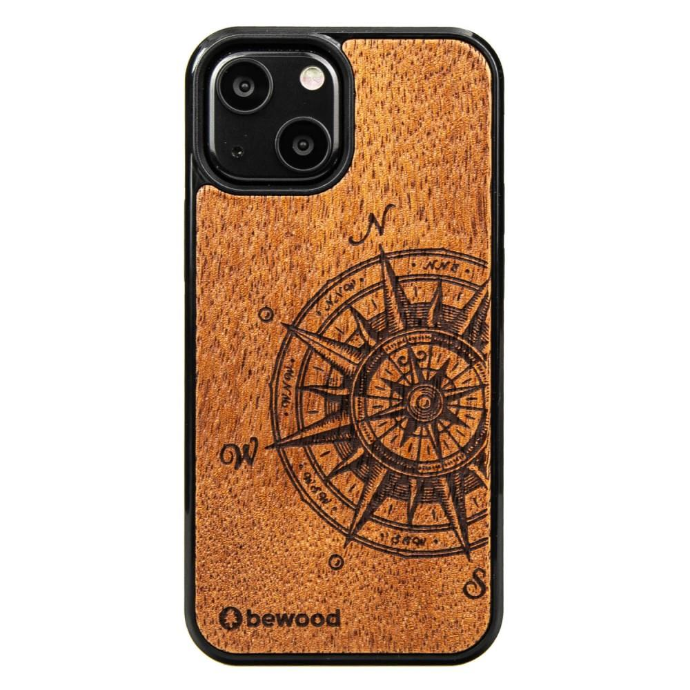 Bewood Traveler Wooden Apple iPhone 13 Mini Tok - Fekete/Barna (BWD10050-0)