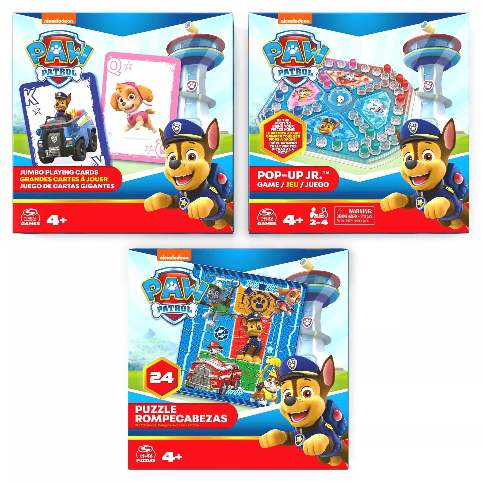 Games KOG KOL Paw Patrol 3Pk BundleGm S23 GML Társasjáték Több műfaj (6066829)