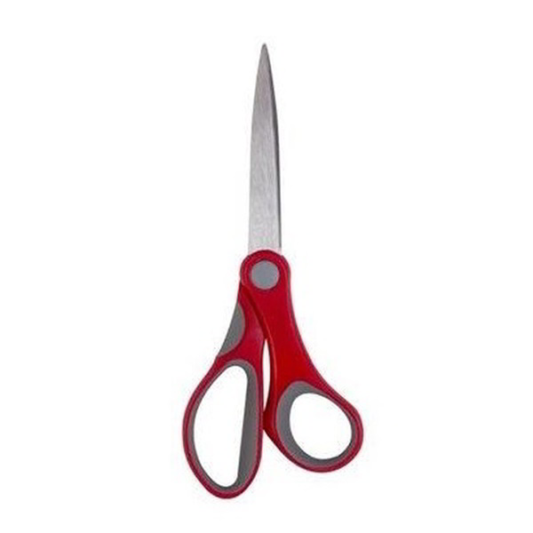 Office Depot Deluxe 21 cm-es olló - Piros/fekete (5620086)