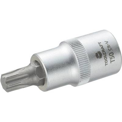 Dugókulcs betét 12,5 mm (1/2), T-profillal T50, hossz: 55 mm, TOOLCRAFT (816168)