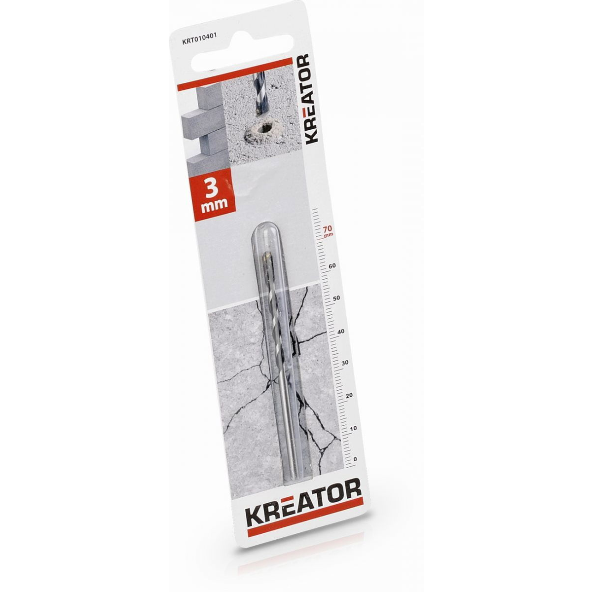 Kreator betonfúrószár 3 x 70 mm (KRT010401)