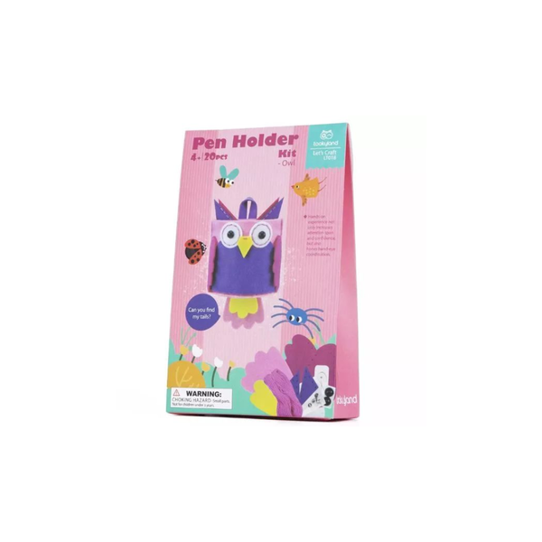 Tooky Toy 20 darabos Készítsd magad ceruzatartó - Bagoly