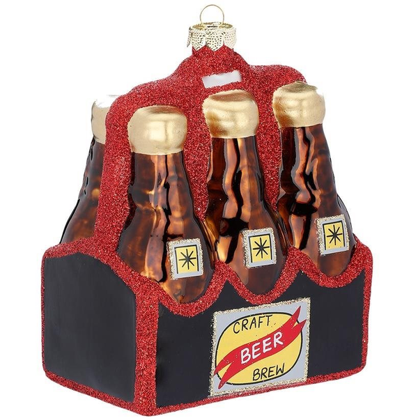 LAALU Üveg karácsonyi dekoráció Sörösüveg készlet 12,5 cm