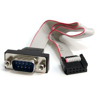 StarTech.com PNL9M16 seriële kabel Grijs 0,4064 m DB-9 IDC