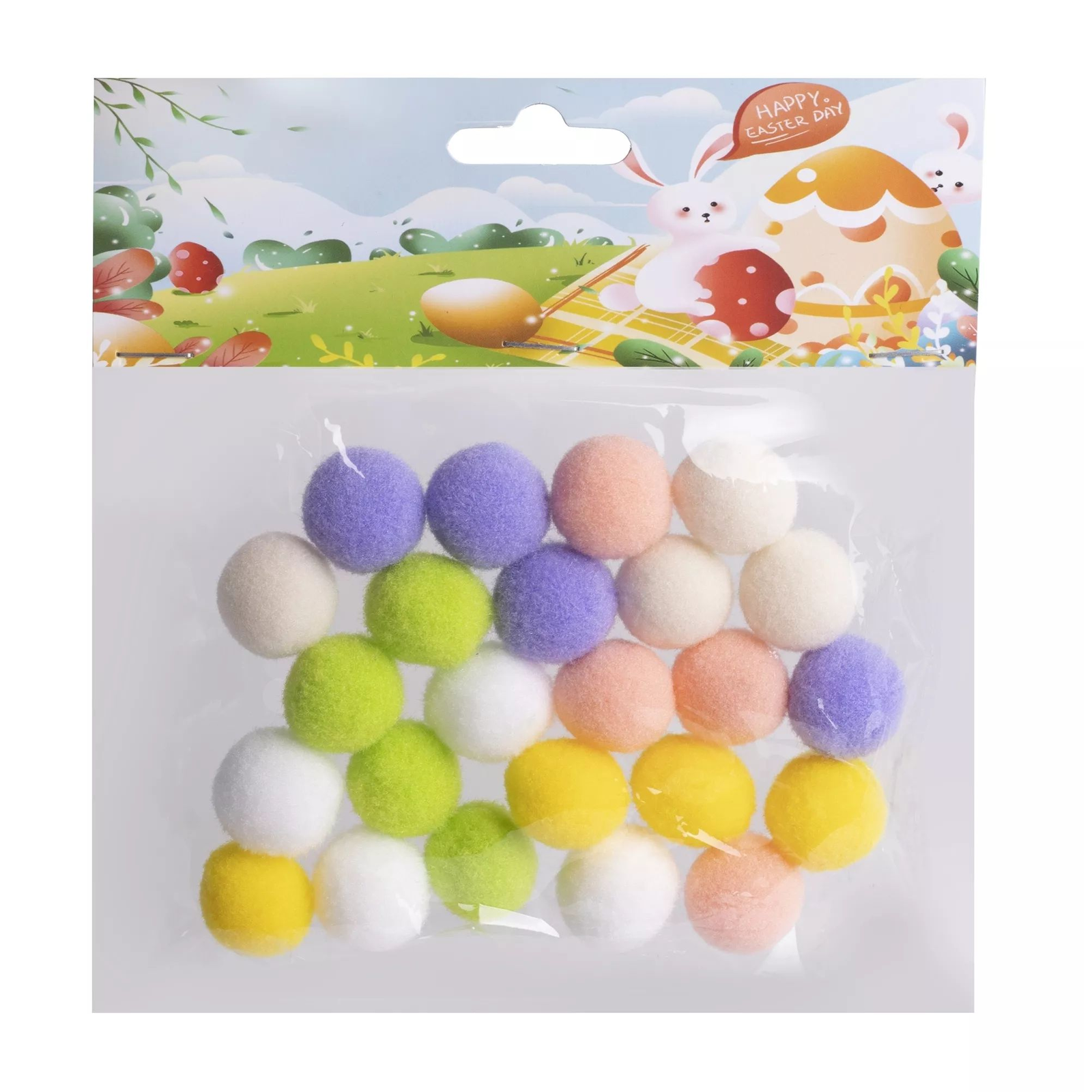 QX Toys Dekorációs textiltojás - 24 darabos (068507)