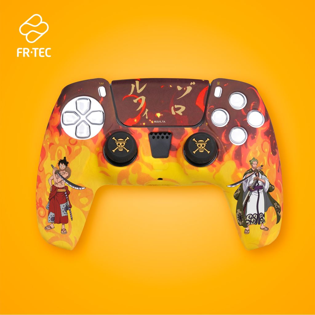 FR-TEC One Piece Fire PS5 kontroller borítás és analóg kupak (OPPS5CKFIR) (OPPS5CKFIR)