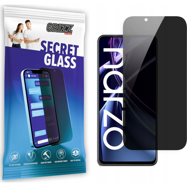 GrizzGlass Szkło prywatyzujące GrizzGlass SecretGlass Realme Narzo N55
