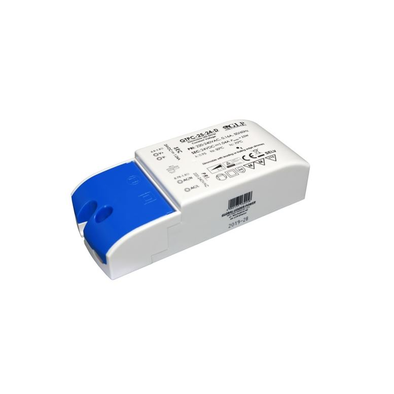 GLP GTPC-25-24-D 24V/1.04A 25W IP20 LED tápegység (GTPC-25-24-D)