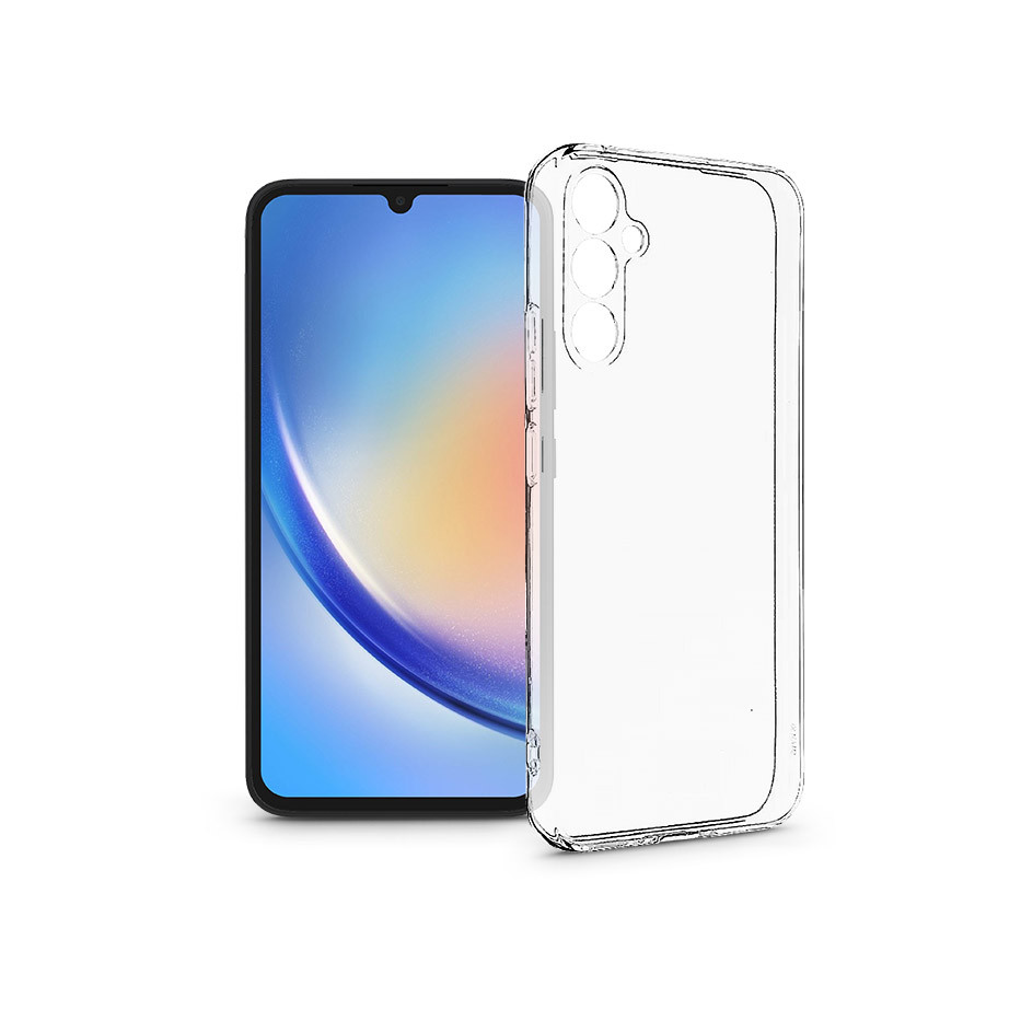 Samsung SM-A346 Galaxy A34 5G szilikon hátlap - Clear Case - átlátszó (PT-6797)