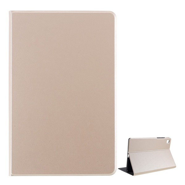 Tok álló, bőr hatású (FLIP, oldalra nyíló, asztali tartó funkció, prémium) ARANY [Samsung Galaxy Tab A7 10.4 (2020) LTE SM-T505] (5996591007243)