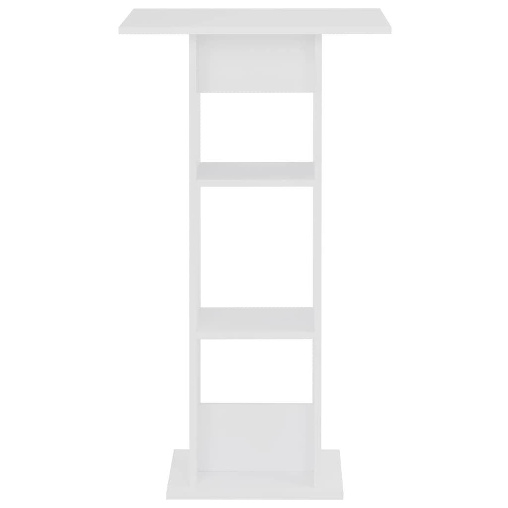 fehér bárasztal 60 x 60 x 110 cm (280205)