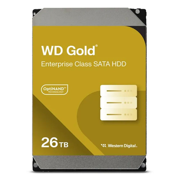 WESTERN DIGITAL WD261KRYZ WD Gold SATA 26TB 3.5" SATA 6Gb/s / 7'200 rpm / 512MB cache / 285MB/s