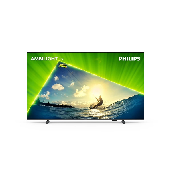 Телевизор Philips AMBILIGHT tv QLED 50PUS8209, 50" (126 см), Smart TV, 4K Ultra HD, Клас E (Модел 2024)