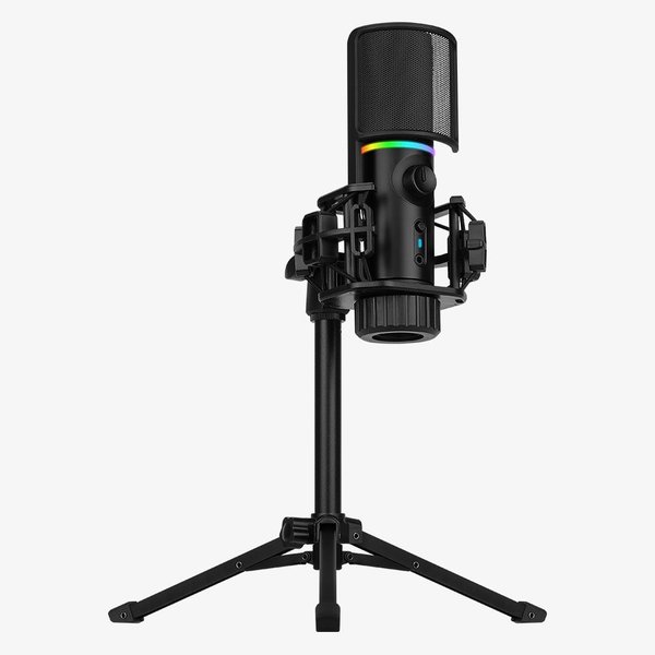 Микрофон Streamplify, MIC RGB, USB-A, Черен, Tripod