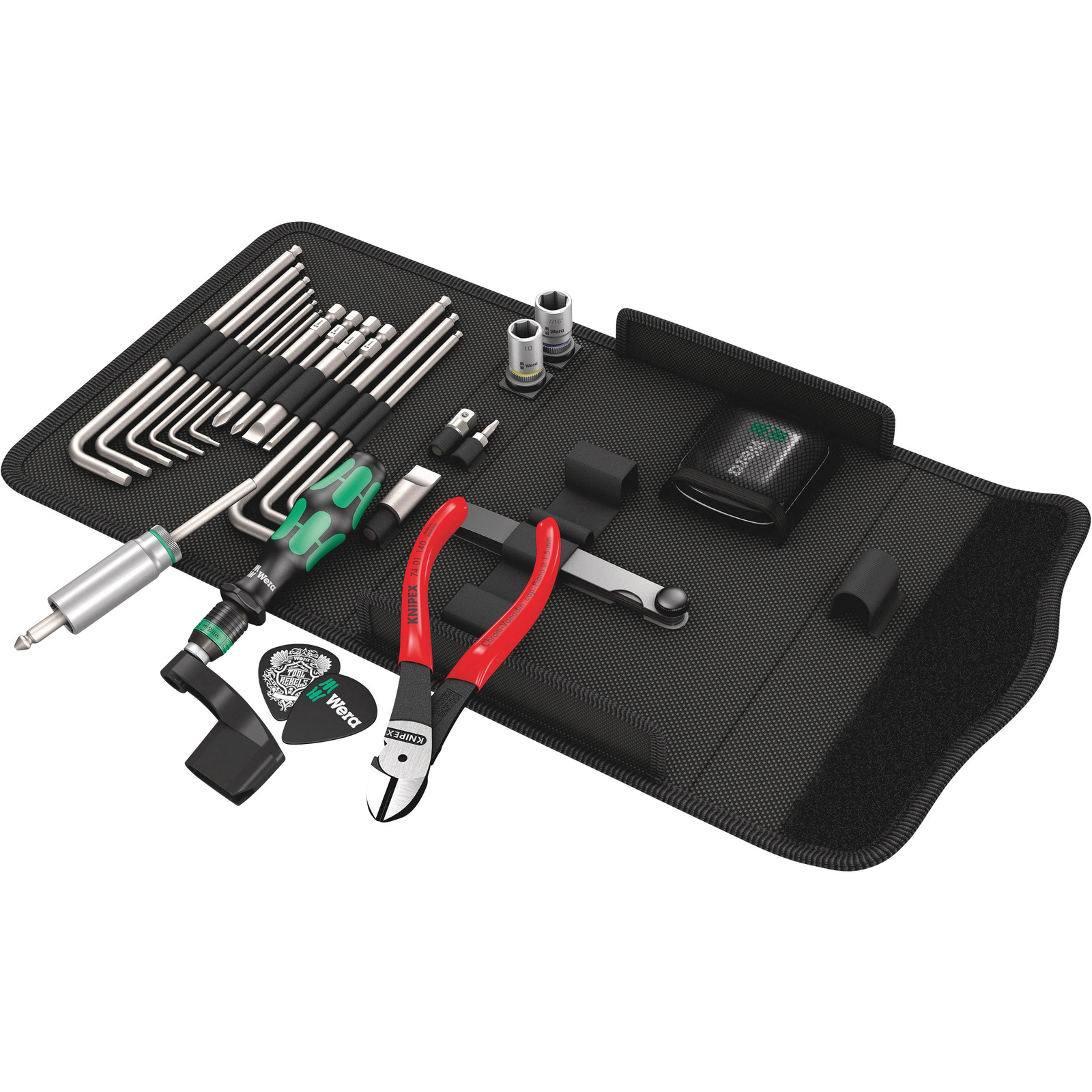 Wera Gitarren-Werkzeug-Set 9100 szerszámkészlet (27 db/csomag) (05134015001)