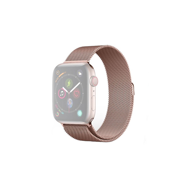 Devia ST326417 Apple Watch 42/44mm fém óraszíj rózsaarany