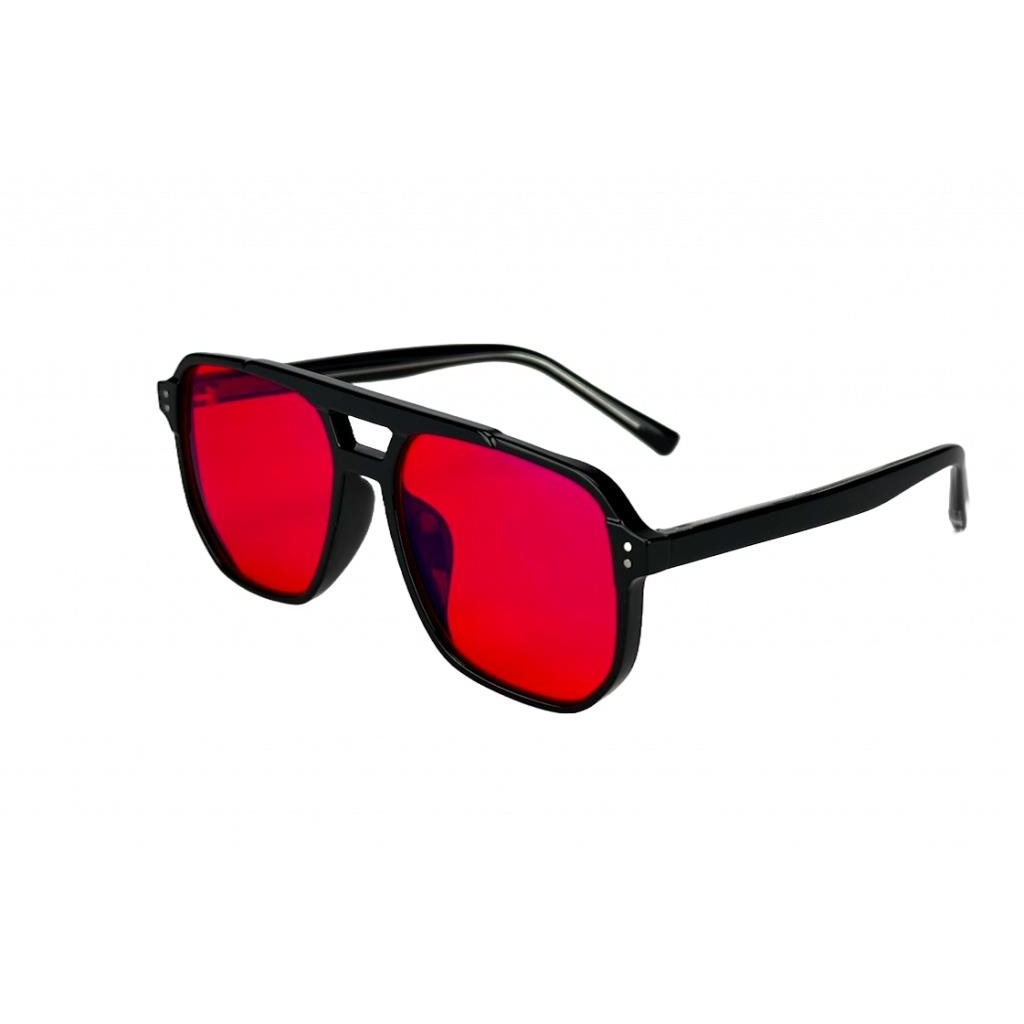 Uvtech Sleep-3M stílusos kék fényt blokkoló szemüveg, férfi, piros (5804)