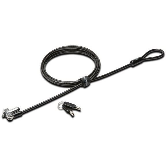 Kensington K64440WW kábelzár Fekete, Ezüst 1,83 M (K64440WW)