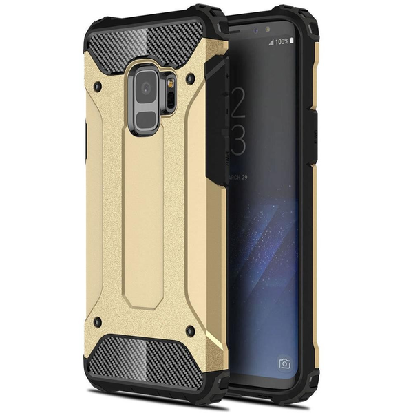 Huawei Honor 30S, Пластмасов гръб, Defender, метален ефект, златен (102153)
