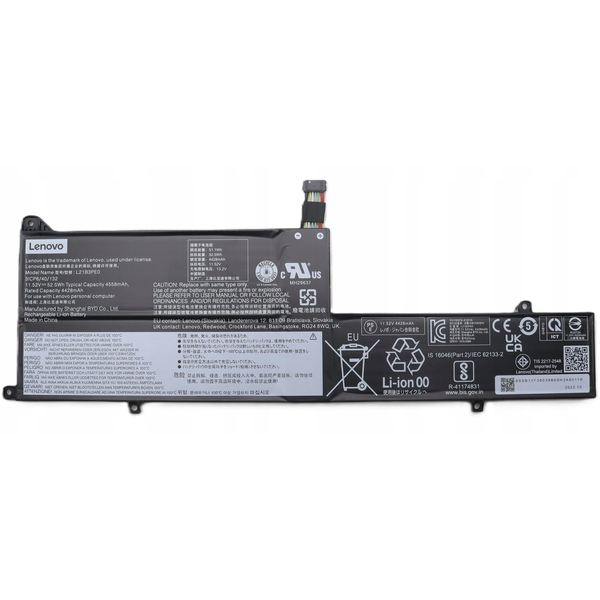 52.5Wh 3-cell lithium-ion