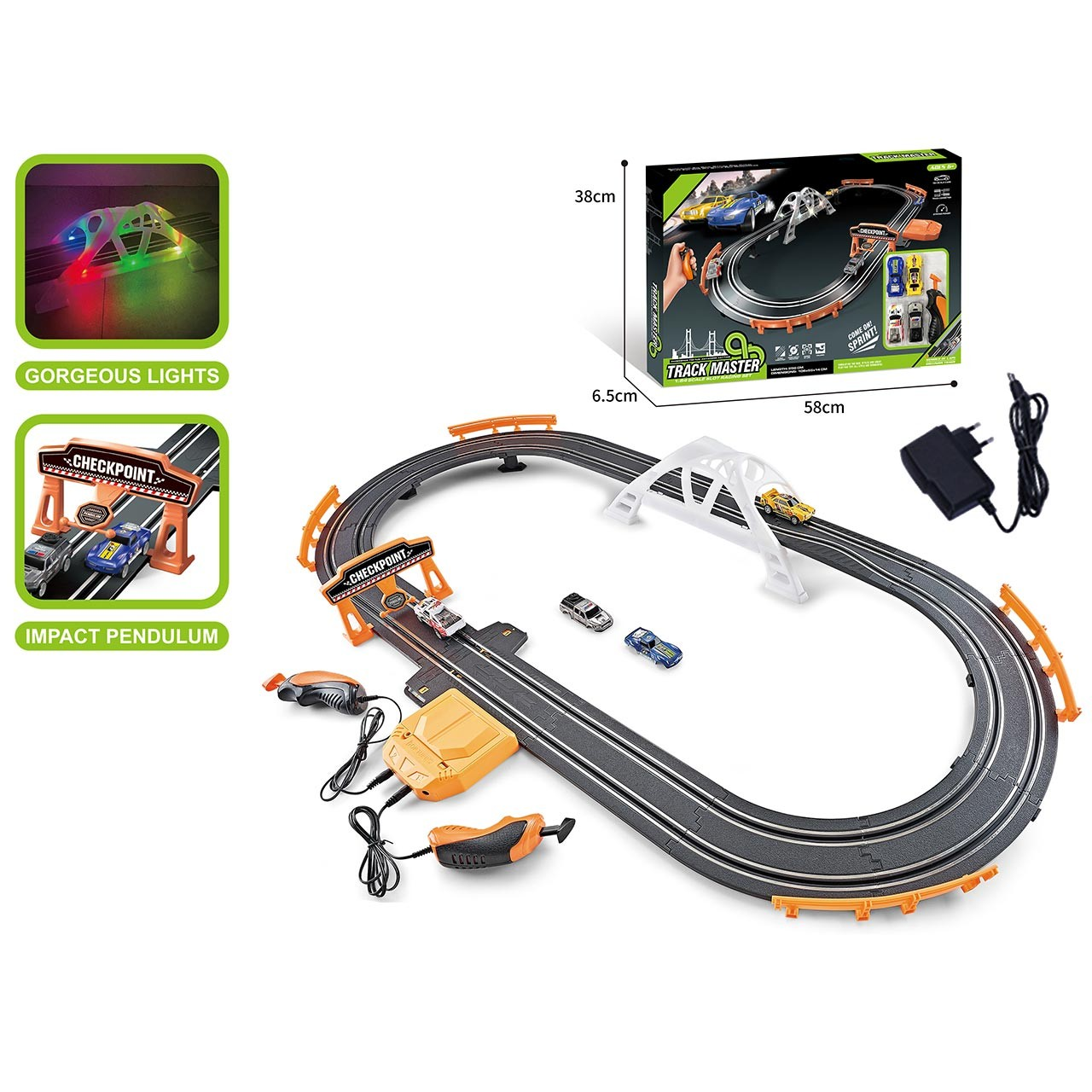 Madej 011686 Track Master Versenypálya 2,5m (011686)
