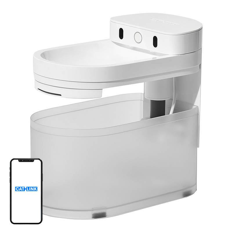 Catlink Pure 3 Inteligens kutya - macska itató fehér (CL-WB-02) (CL-WB-02)