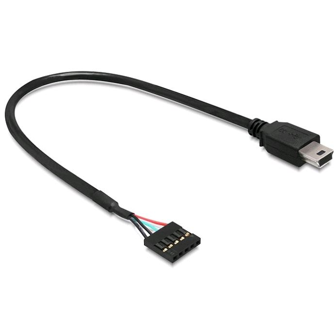 Delock USB 2.0 > USB mini apa kábel 30 cm (83170) (83170)