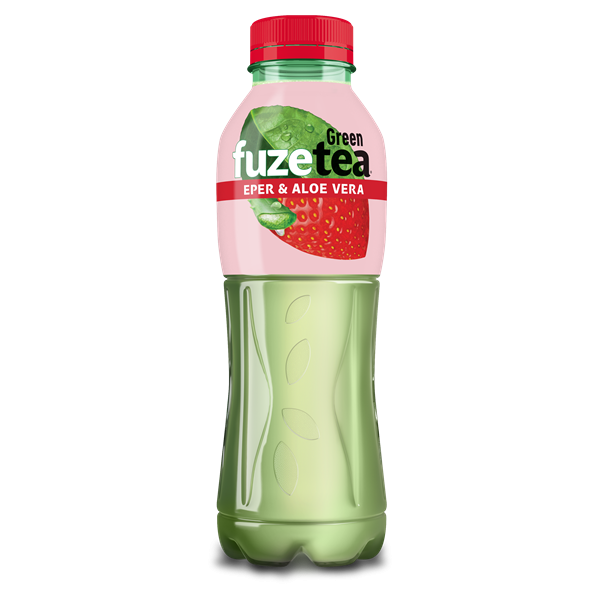 Fuzetea eper-aloevera zöld tea 0,5l DRS egyutas visszaváltási díjas üdítőital (2428702)