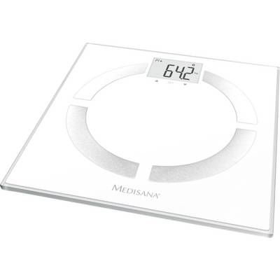 Testzsíranalizáló mérleg, személymérleg max.180 kg-ig, fehér színű Medisana BS444 connect