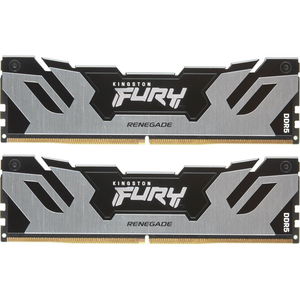 KINGSTON FURY Memória DDR5 48GB 7200MT/s CL38 DIMM (Kit of 2) Renegade Silver XMP