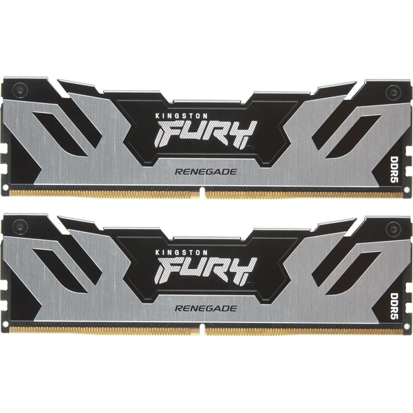 KINGSTON FURY Memória DDR5 48GB 7200MT/s CL38 DIMM (Kit of 2) Renegade Silver XMP