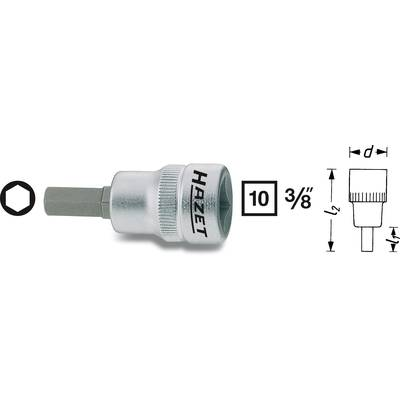 Belső hatlapú csavarhúzó betét 10 mm (3/8“)Kulcstávolság 9 mm Meghajtás (szerszám) 10 mm (3/8")Hazet 8801K-9 (8801K-9)